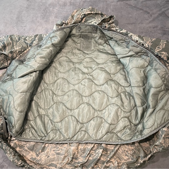 Orc Industries Parka Mens L ABU Camo Improved Rainsuit Cold Weather Coat Liner M - Picture 2 of 8